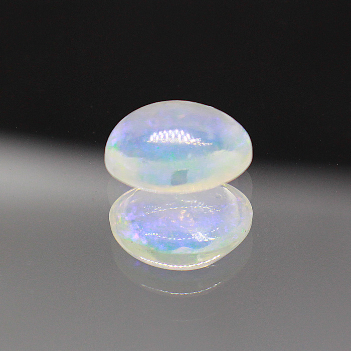 พลอยโอปอลสีฟ้า Blue Opal