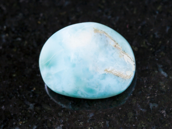 Polished Larimar Gemstone