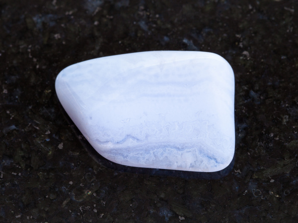 Polished Blue Lace Agate Gemstone 